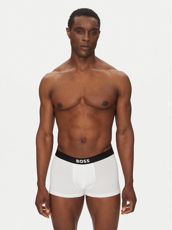 BOSS BOSS Bokserių komplektas Trunk 3P Boss One 50544263 Balta