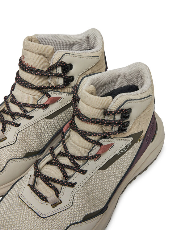 Jack Wolfskin Трекінгові черевики Jack Wolfskin Dromoventure Texapore Mid W 4059651 Бежевий