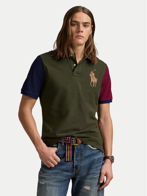 Polo Ralph Lauren Polo Ralph Lauren Polo majica 710958777001 Zelena Classic Fit
