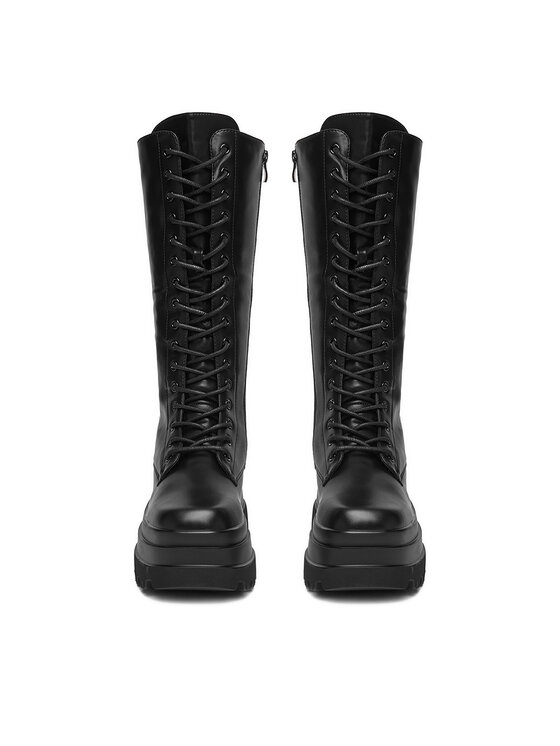 DeeZee Čižmy DeeZee 2163-2 Čierna