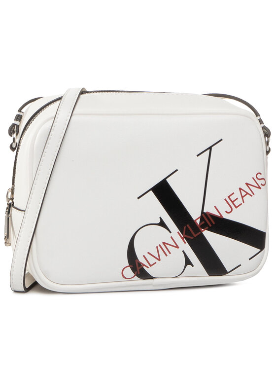 Calvin Klein Jeans Torbica Calvin Klein Jeans Camera Bag K60K606854 Bijela