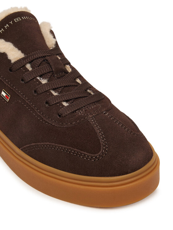 Tommy Hilfiger Αθλητικά Tommy Hilfiger Th Chic Cupsole Wl FW0FW09597 Σκούρο καφέ