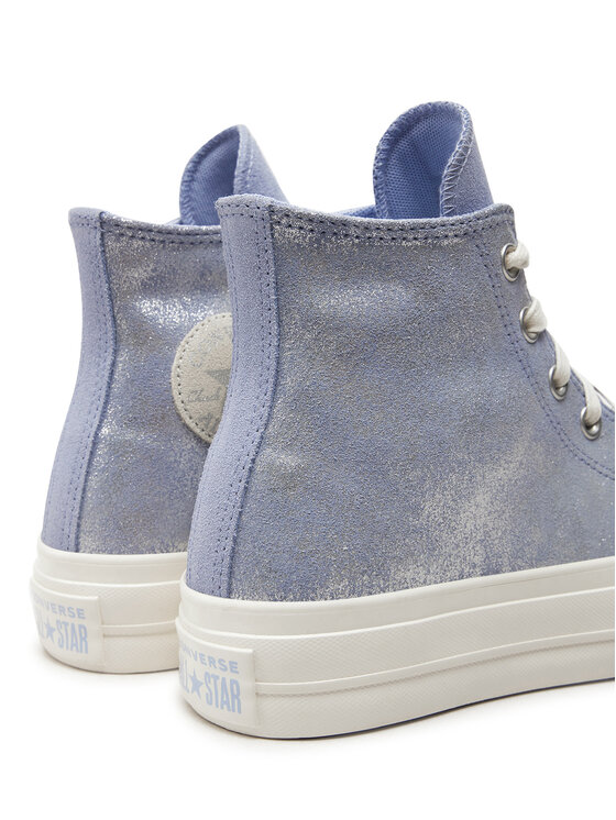 Converse Кеди Converse Chuck Taylor All Star Lift Platform Suede Shimmer Hi A11549C Фіолетовий