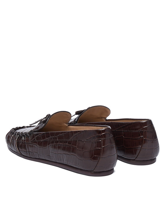 Stuart Weitzman Мокасини Stuart Weitzman Britt Bow SM416 Темно-коричневий
