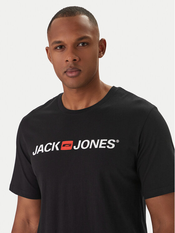 Jack & Jones Jack & Jones Футболка Jjecorp Logo 12137126 Чорний Slim Fit