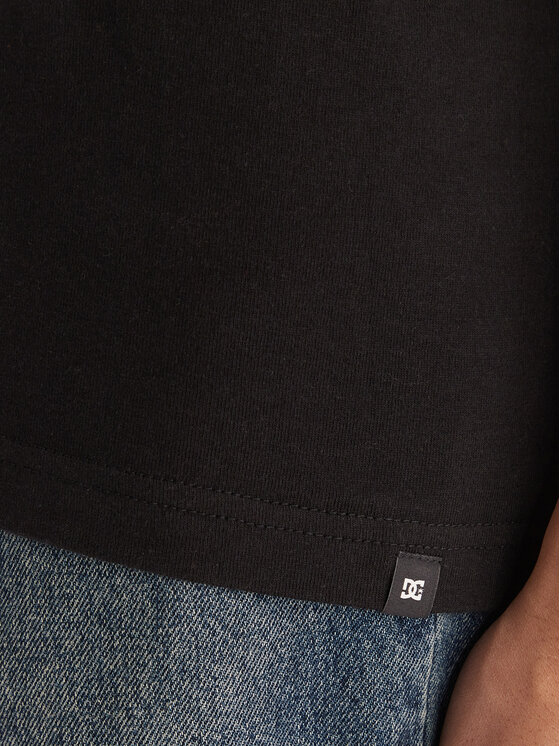DC Shoes DC Shoes T-shirt Star Reflective EDYZT04346 Nero Regular Fit