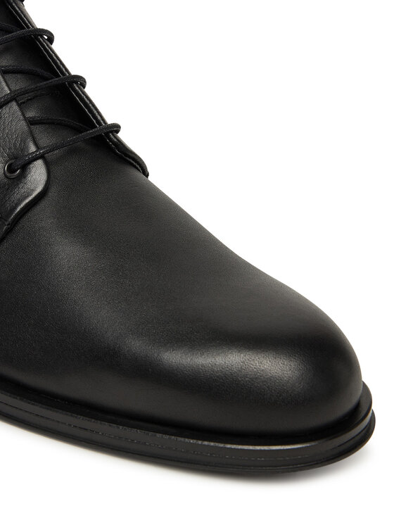 Tommy Hilfiger Trzewiki Tommy Hilfiger Corporate Hilfiger Lth Boot FM0FM05697 Czarny