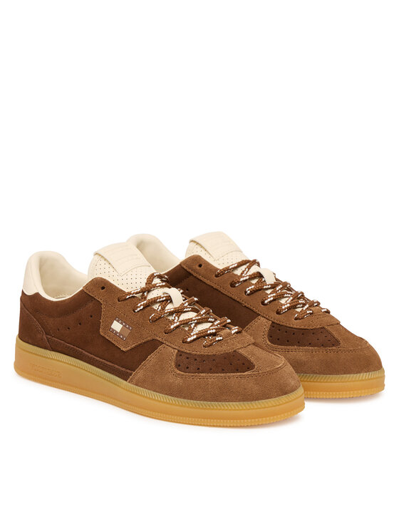 Tommy Jeans Laisvalaikio batai Tommy Jeans Mu The Greenwich Edge Suede EN0EN03050 Ruda