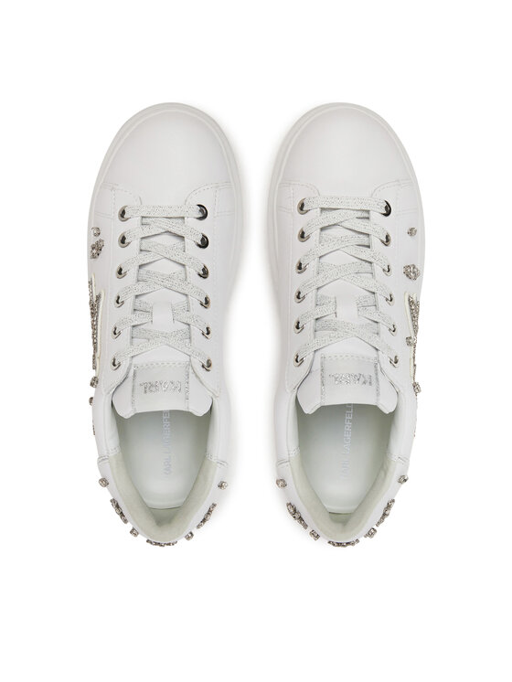 KARL LAGERFELD Sneakersy KARL LAGERFELD Ankapri KL63525 Bílá