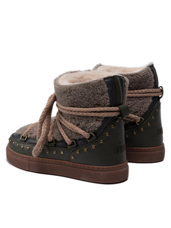 Inuikii Śniegowce Inuikii Curly Rock 70102-076 Zielony