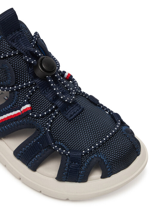 Tommy Hilfiger Sandały Tommy Hilfiger T1B2-34385-1591 Granatowy