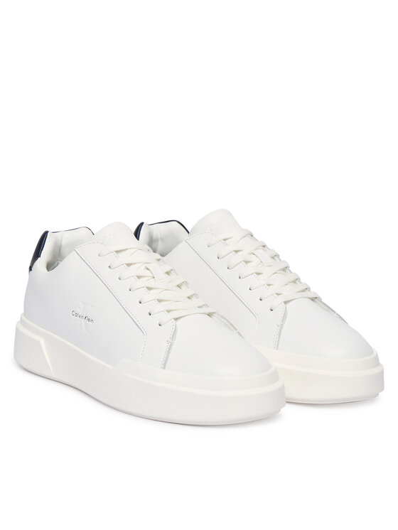 Calvin Klein Sneakers Calvin Klein Chunky Cupsole Laceup Lth YM0YM01344 Alb