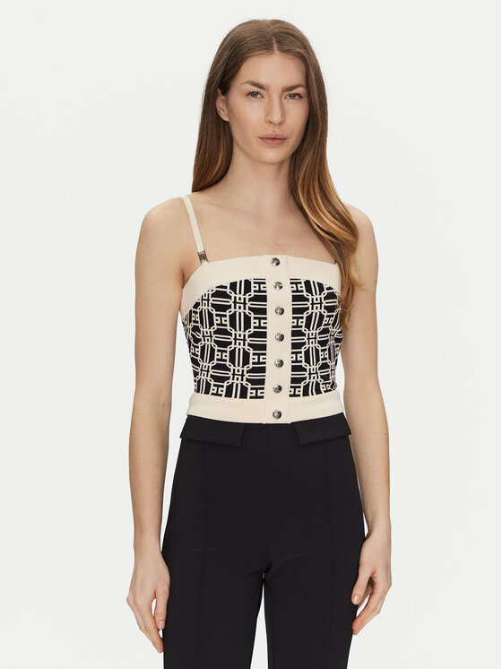 Elisabetta Franchi Elisabetta Franchi Felső TK-33B-47E2-V280 Színes Regular Fit