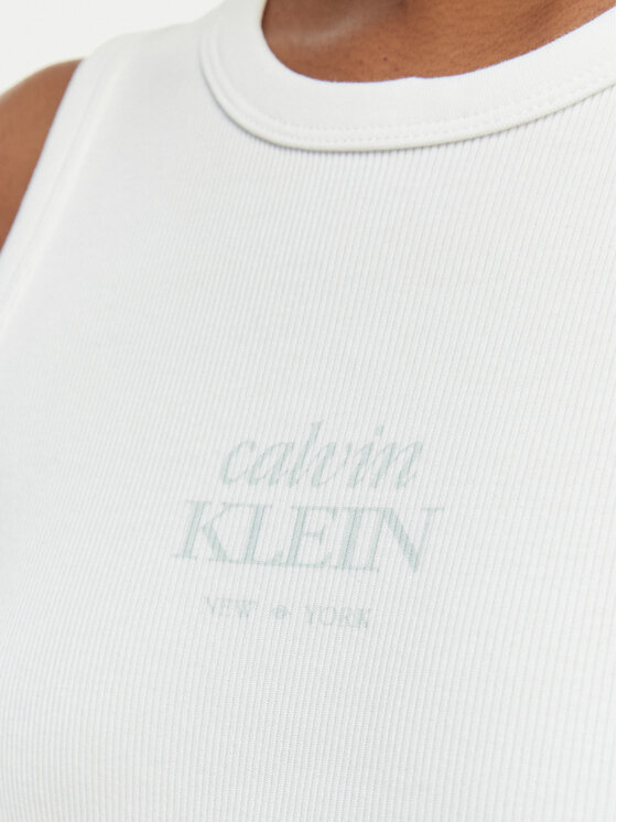 Calvin Klein Jeans Calvin Klein Jeans Top LV047F239G Blanco Slim Fit