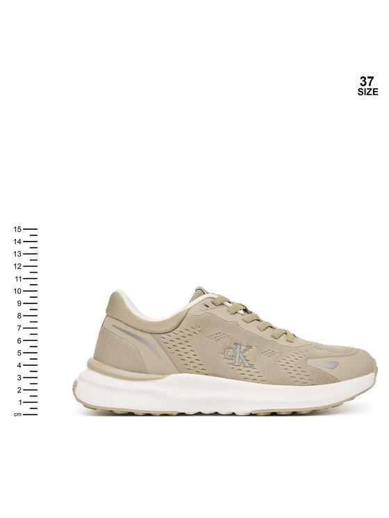 Calvin Klein Sneakersy Calvin Klein Low Cut Lace-Up V3X9-83311-1903 Beżowy