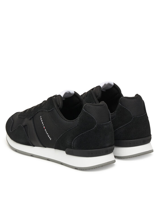 Sneakers Tommy Hilfiger Runner Icon Mix FM0FM05679 Negru | Epantofi.ro