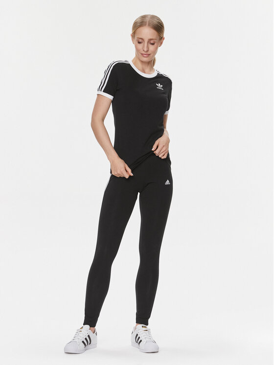 adidas adidas Футболка adicolor Classics 3-Stripes GN2900 Чорний Regular Fit