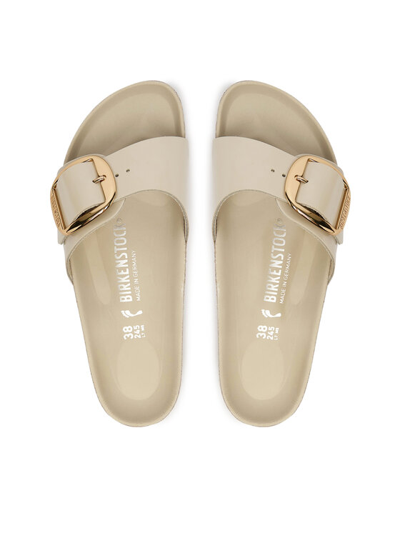 Birkenstock Шльопанці Birkenstock Madrid Big Buckle Hex 1031823 Écru