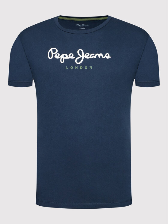 Pepe Jeans Pepe Jeans Футболка Eggo PM508208 Cиній Regular Fit