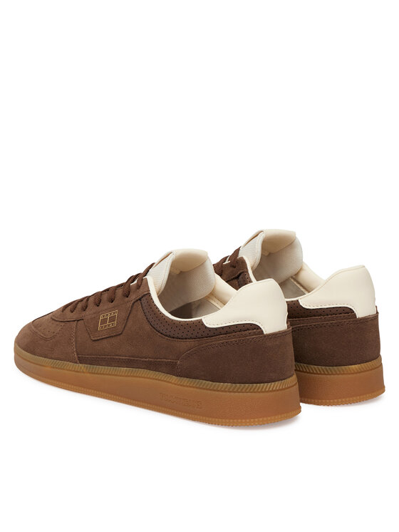 Tommy Jeans Superge Tommy Jeans The Greenwich Edge Suede EM0EM01732 Temno rjava