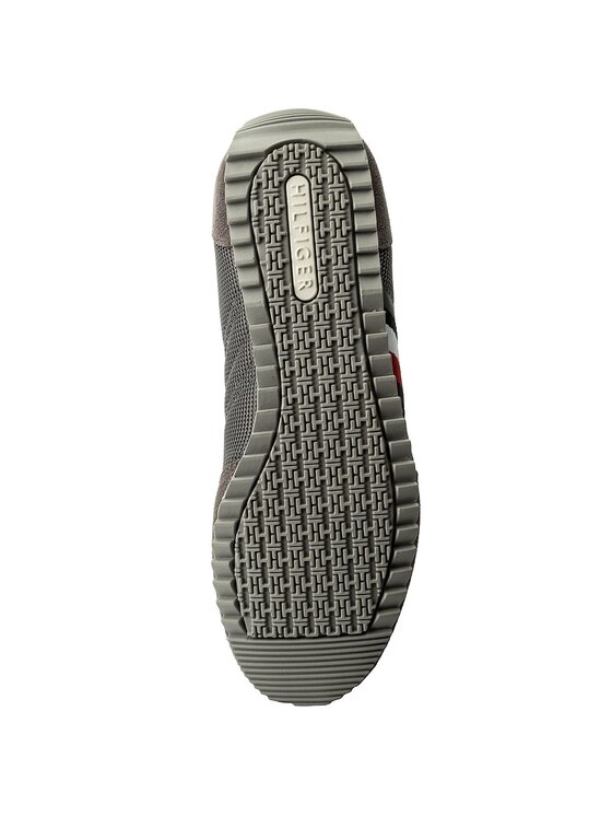 Tommy Hilfiger Superge Tommy Hilfiger Corporate Material Mix Runner FM0FM01314 Siva