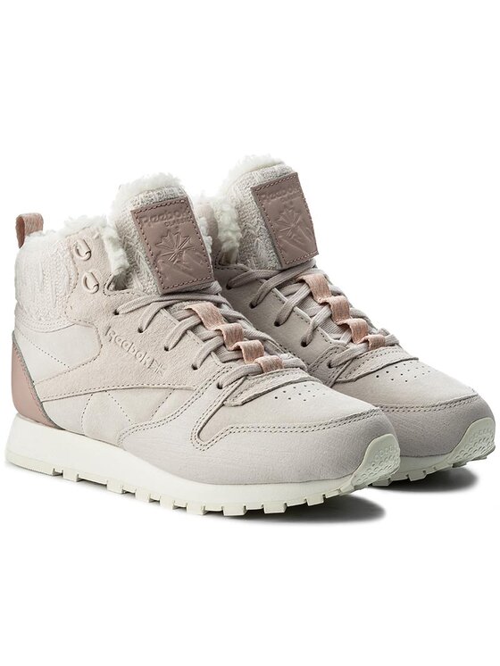 Reebok Sneakersy Reebok Cl Lthr Arctic Boot BS6274 Beżowy