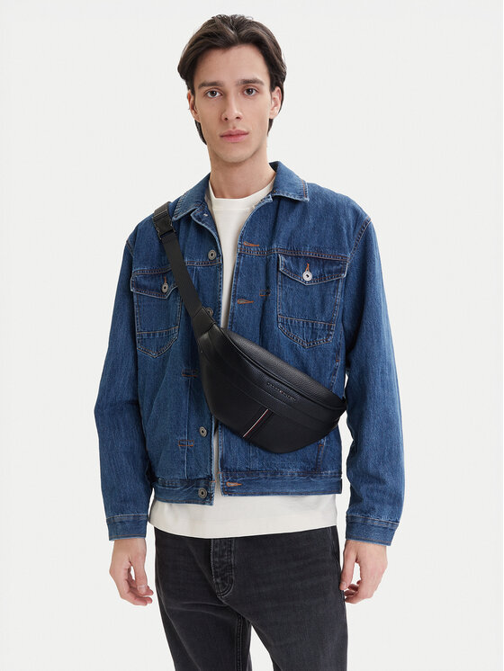 Tommy Hilfiger Τσαντάκι Μέσης﻿ Tommy Hilfiger Th Central Bumbag AM0AM14171 Μαύρο