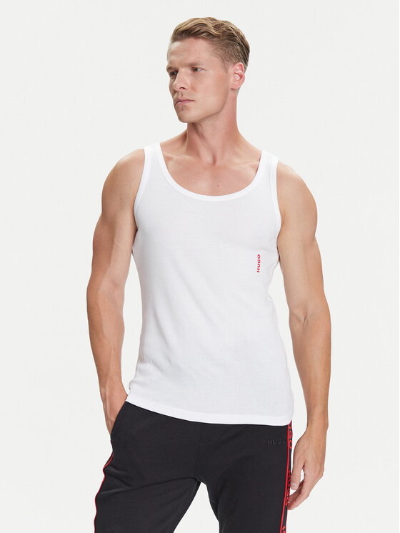 HUGO HUGO Conjunto de camisetas de tirantes 50545681 Blanco Slim Fit