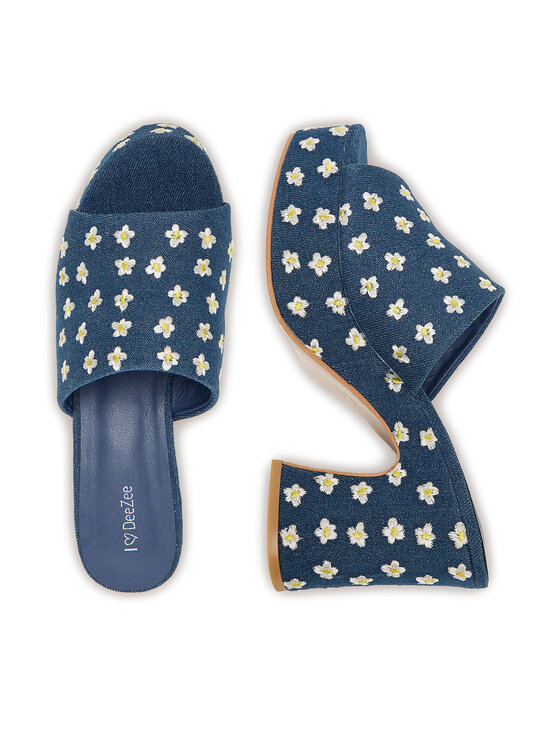 DeeZee Šľapky DeeZee 6103-3 Tmavomodrá