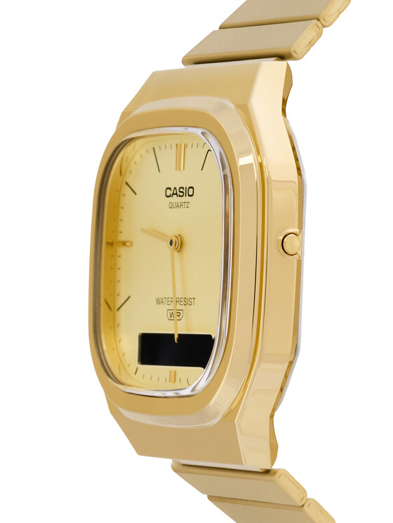 Casio Часовник Casio Vintage AQ-240EG-9AEF Златист