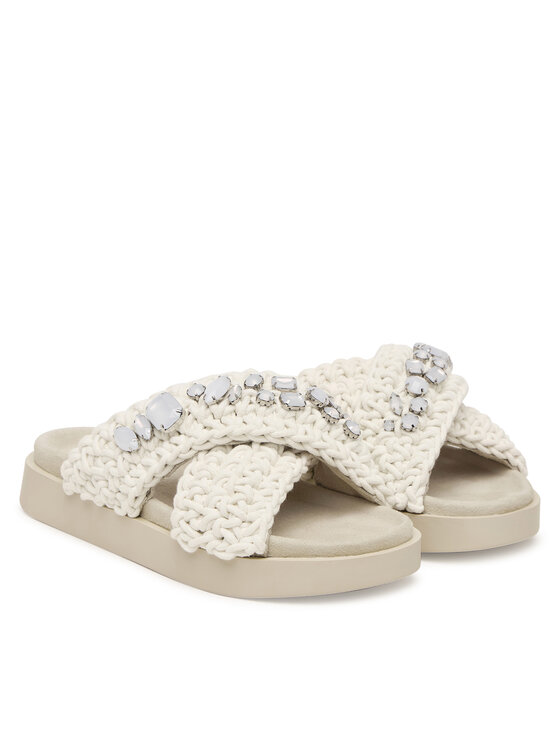 Inuikii Шльопанці Inuikii Woven Stones 1004.003.0073 Білий