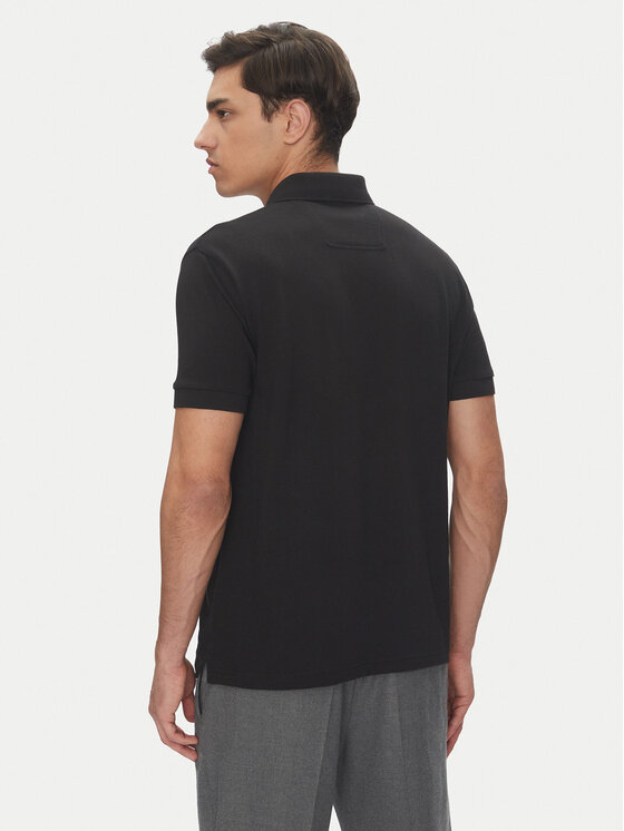 BOSS BOSS Поло Percy Heritage 50538111 Чорний Relaxed Fit
