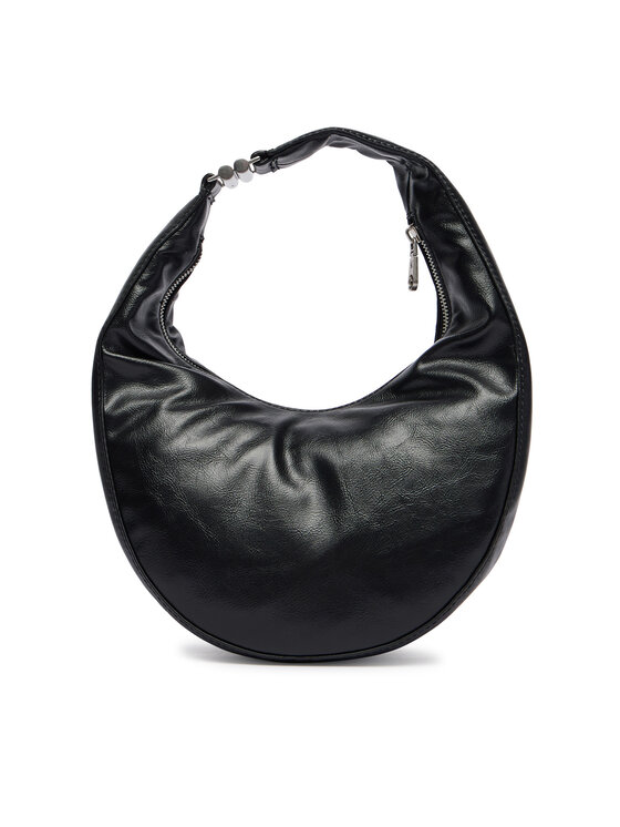 Calvin Klein Borsetta Calvin Klein Buckle Convertible Small Hobo LV04F3512G Nero