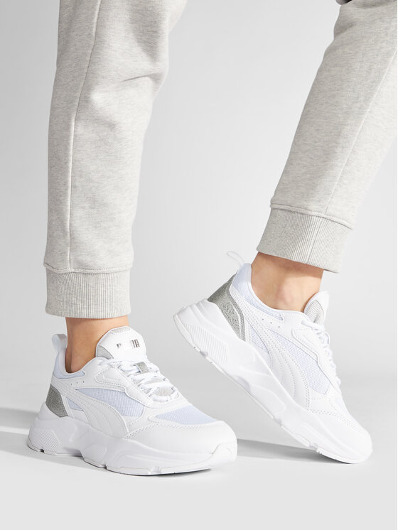 Puma Laisvalaikio batai Puma Cassia Distressed 387645 02 Balta