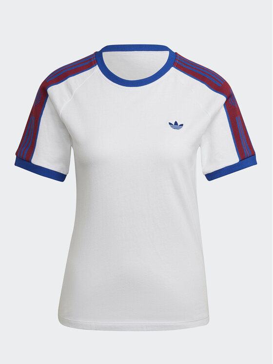 adidas adidas Футболка Tape HL9172 Білий Regular Fit