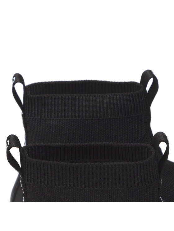Calvin Klein Jeans Sneakers Calvin Klein Jeans Runner Sneaker Sock Knit YM0YM00045 Nero