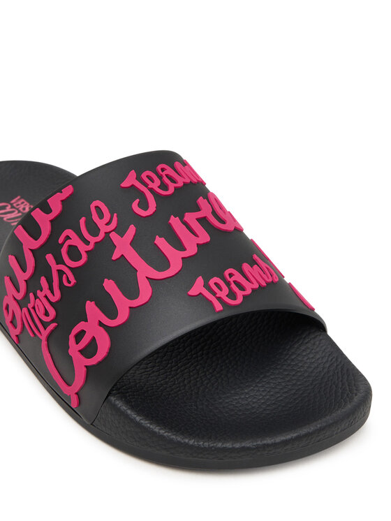 Versace Jeans Couture Šľapky Versace Jeans Couture 79VA3SQ1 Čierna