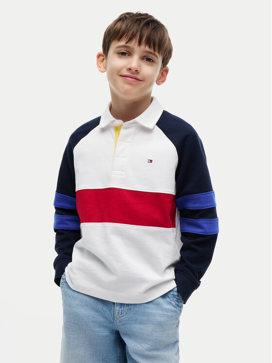 Tommy Hilfiger Tommy Hilfiger Polo Colourblock KB0KB10584 Blanco Regular Fit
