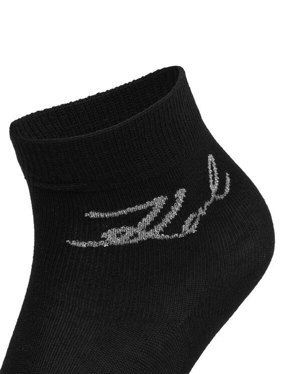 KARL LAGERFELD Κάλτσες μακριές KARL LAGERFELD A4W47031 Μαύρο