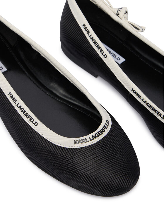 KARL LAGERFELD Балетки KARL LAGERFELD Karo KL40129 Чорний