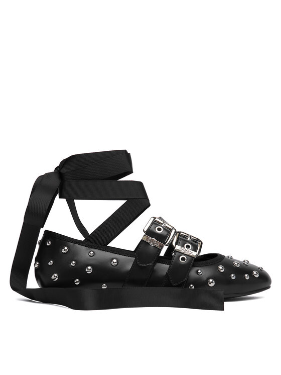 Buffalo Балетки Buffalo Daphne Stud 1620059 Чорний