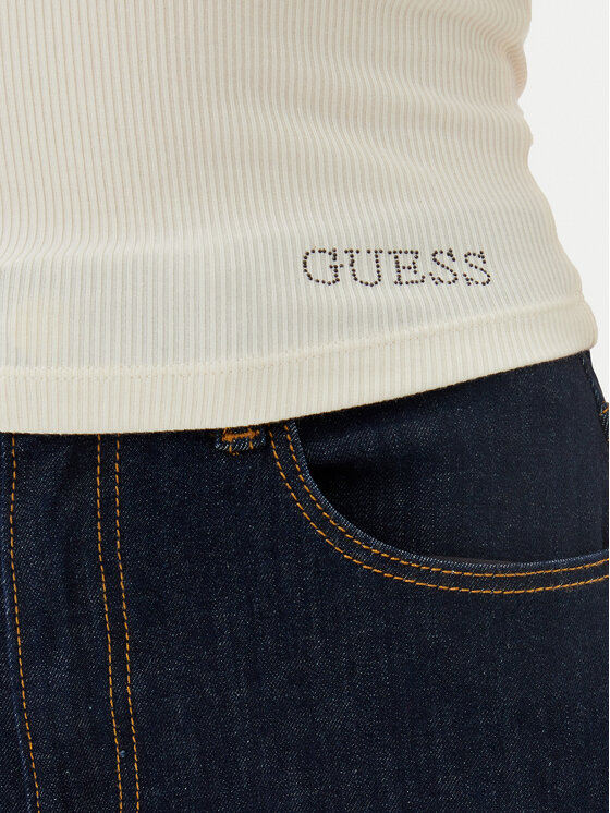 Guess Guess Футболка O5GP04 KCDA2 Écru Slim Fit