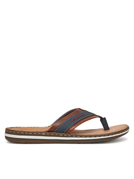 Rieker Čības uz pirksta Rieker 21072-14 Tumši zils