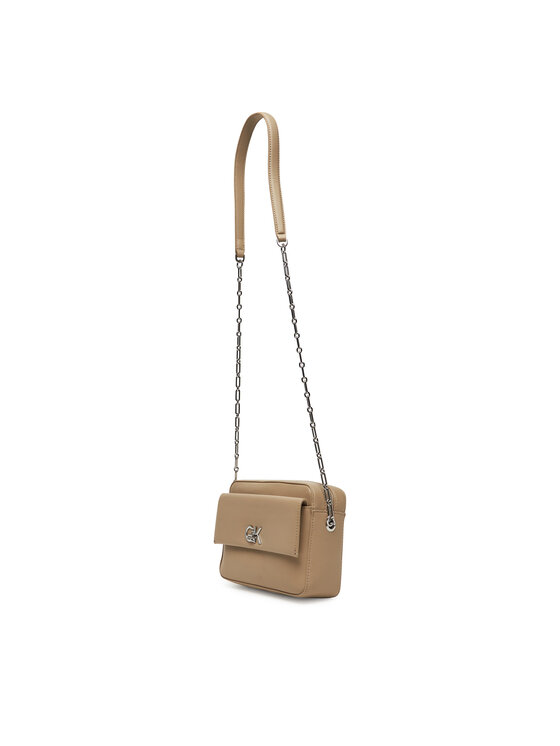 Calvin Klein Torebka Calvin Klein Ck Pocket Camera Bag K60K613089 Beżowy ciemny