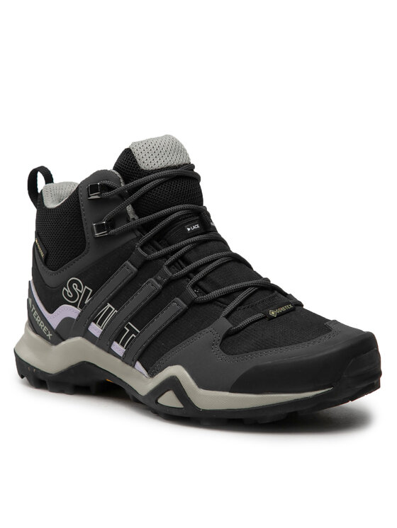 adidas Трекінгові черевики adidas Terrex Swift R2 Mid GORE-TEX Hiking Shoes IF7637 Чорний