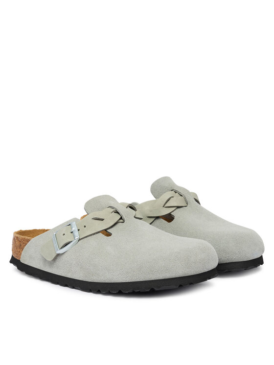 Birkenstock Шльопанці Birkenstock Boston Braided 1032933 Світло-сірий