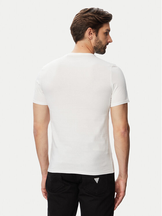Guess Guess Футболка M6YI71 K3745 Білий Slim Fit