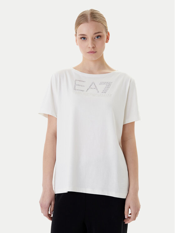 EA7 Emporio Armani EA7 Emporio Armani Футболка 7W001098 AF14880 U1142 Білий Slim Fit