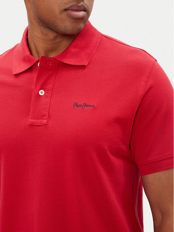 Pepe Jeans Pepe Jeans Поло Essential PM542298 Червоний Regular Fit