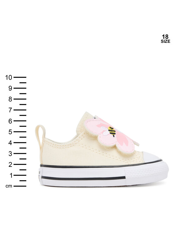 Converse Кеди Converse Chuck Taylor All Star One Strap Embroidered Floral Easy On A13452C Écru